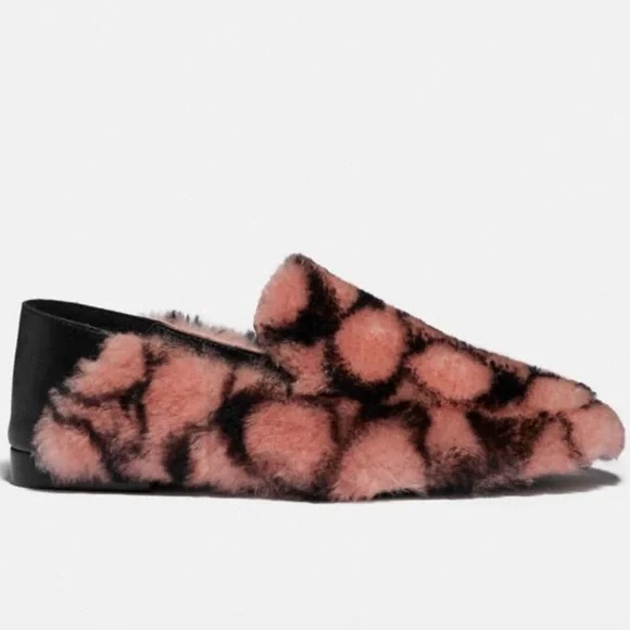 NWT Coach Signature Shearling Loafers - Picture 8 of 10